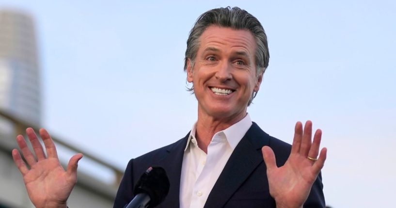 California Gov. Gavin Newsom speaks during an event in San Francisco on Nov. 9.