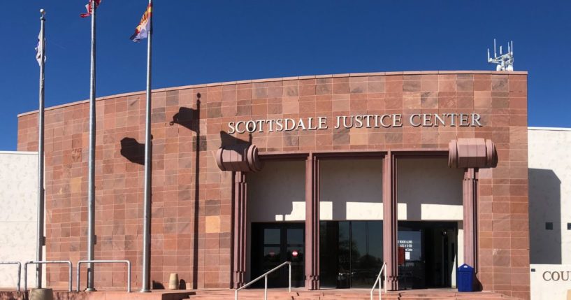 The Scottsdale Justice Center in Scottsdale, Arizona, is seen March 15, 2019.