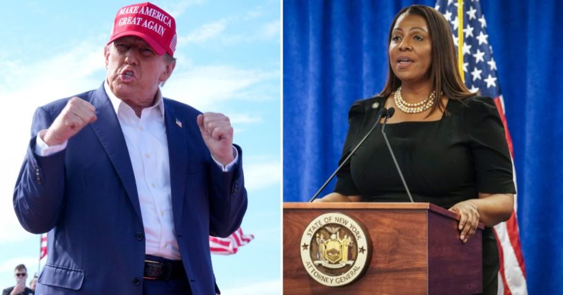 Donald Trump and Letitcia James