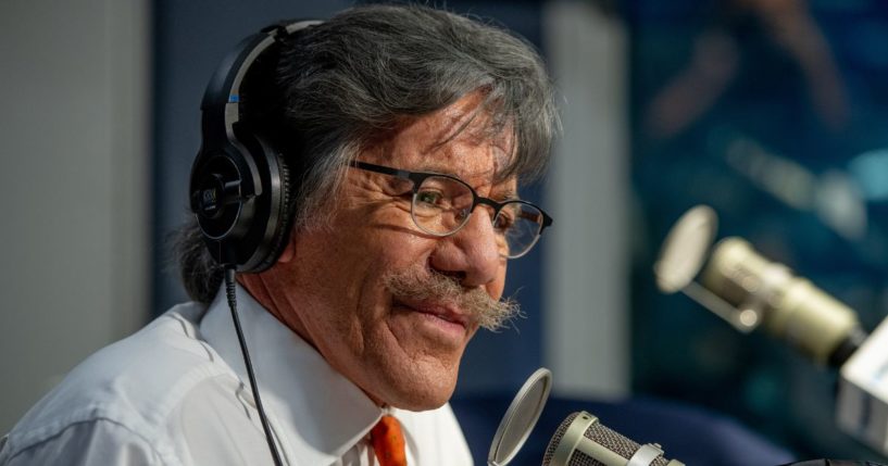 Geraldo Rivera visits Dan Abrams' show at SiriusXM Studios in New York City on Nov. 1, 2018.