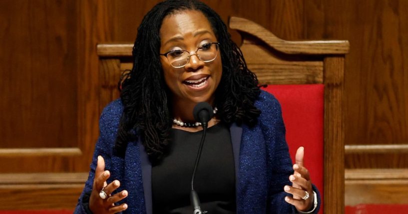 Supreme Court Justice Ketanji Brown Jackson speaks at the 60th Commemoration of the 16th Street Baptist Church bombing in Birmingham, Alabama, on Sept. 15.