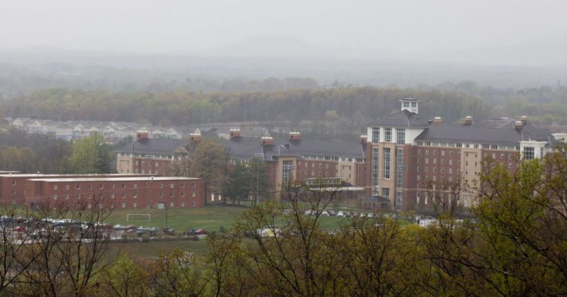 Liberty University in Lynchburg, Virginia, is pictured on March 31, 2020.