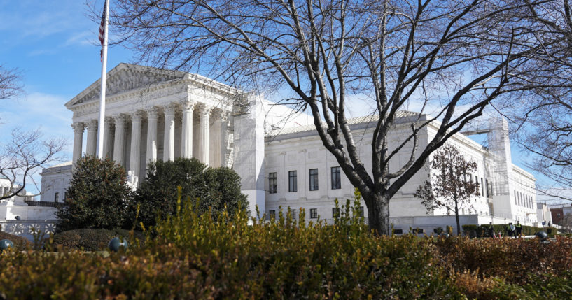 The U.S. Supreme Court is pictured on Feb. 8 in Washington, D.C. The U.S. Supreme Court has heard a historic case that could decide whether Donald Trump is ineligible for the 2024 ballot under Section 3 of the 14th Amendment.