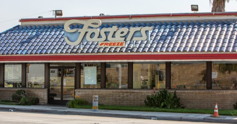 A stock photo shows a Fosters Freeze restaurant in Santa Clarita, California, on July 26, 2018.