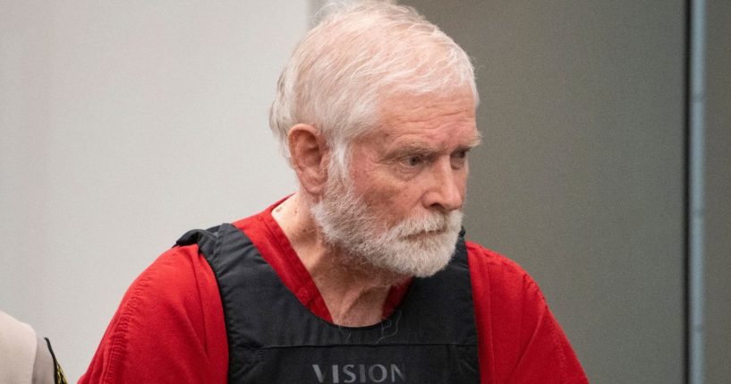 George Alan Kelly enters court for his preliminary hearing in Nogales Justice Court in Nogales, Arizona, on Feb. 22.