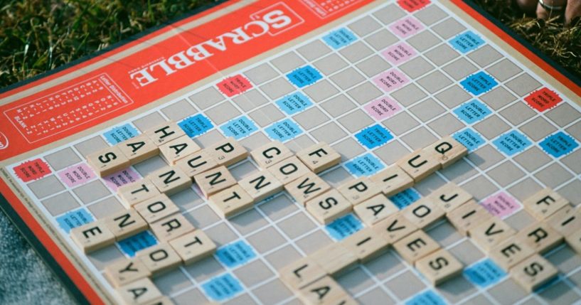 A classic Scrabble game, as it was originally produced by Milton Bradley, is seen in a 2018 file photo.