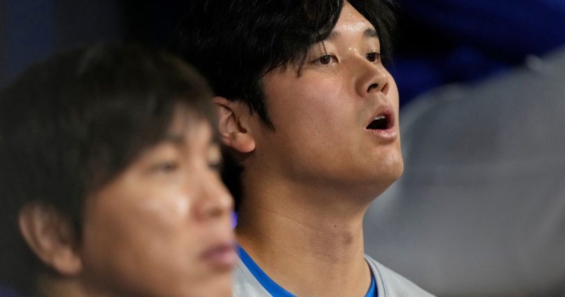 Shohei Ohtani and his interpreter Ippei Mizuhara