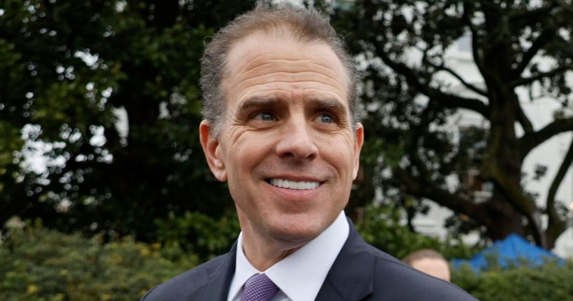 Hunter Biden, son of President Joe Biden, looks on during the White House Easter Egg Roll on the South Lawn in Washington on April 1.