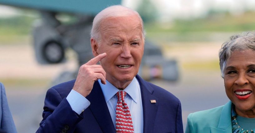 Joe Biden at Philadelphia International Airport