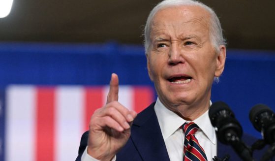 President Joe Biden speaks about the PACT Act in Nashua, New Hampshire, on Tuesday.