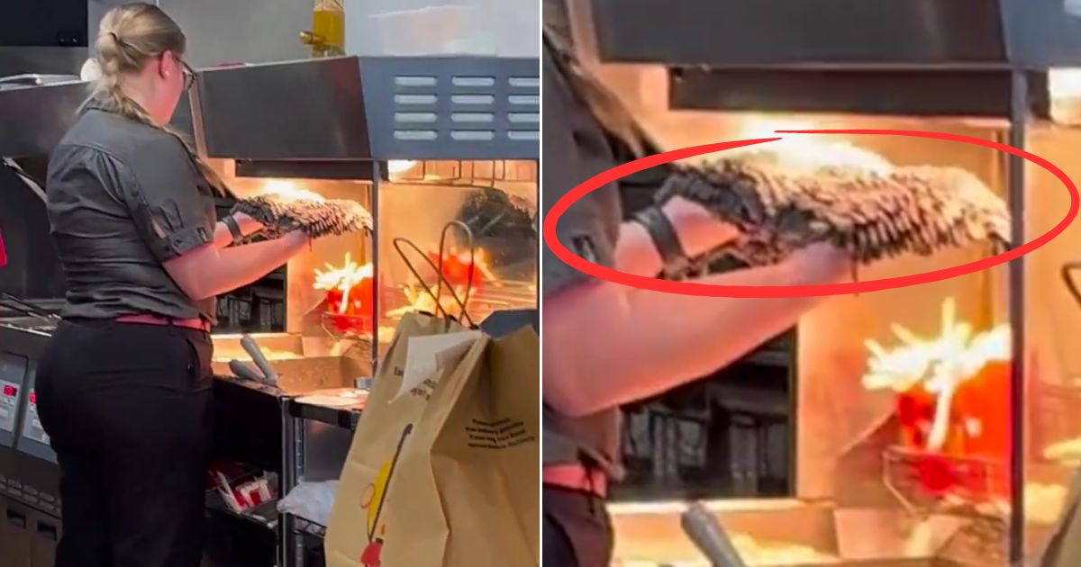 The video of an employee drying a mop head under the french-fry heat lamp horrified many viewers.