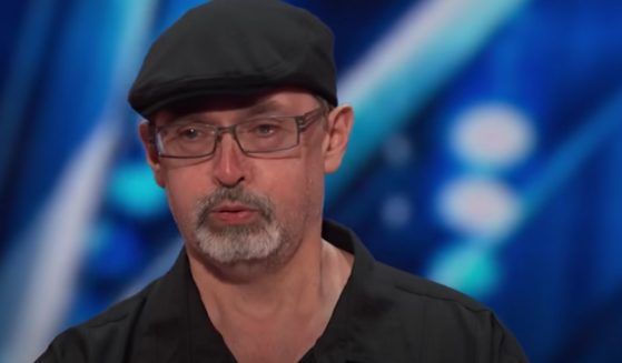 Richard Goodall, a middle-school janitor from Terre Haute, Indiana, gets emotional shortly after finishing an extraordinary version of the Journey song "Don't Stop Believin' on the TV show "America's Got Talent" last month.
