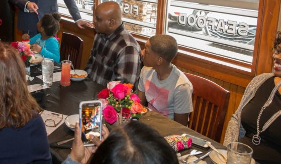 people eating at Red Lobster