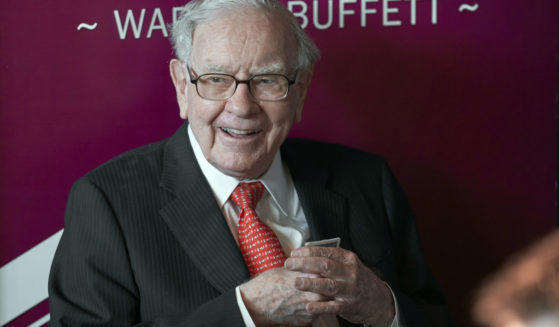 Warren Buffett, chairman and CEO of Berkshire Hathaway, is seen in a 2019 file photo. Buffett is giving away another $5.3 billion worth of Berkshire Hathaway stock to five foundations in accordance with his longtime giving plan.