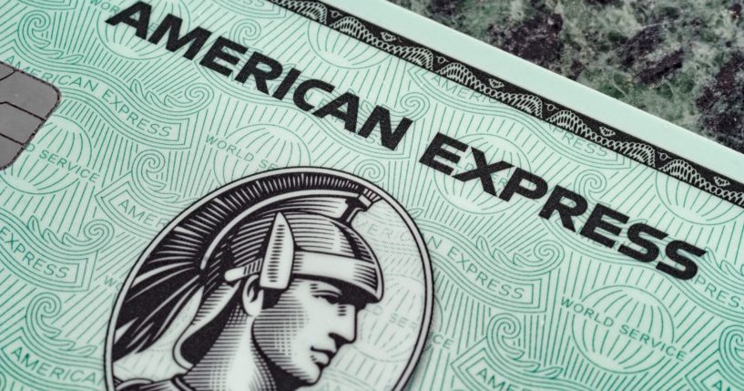 A stock photo shows an American Express card on Jan. 5, 2024.