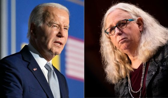 President Joe Biden, left, and members of his administration, such as Assistant Secretary of Health and Human Services Rachel Levine, right, attempted to remove age limits from transgender surgery because they felt it would "fuel growing political opposition to such treatments.”
