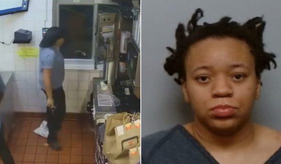 Chassidy Gardner, right, was arrested for allegedly shooting at a McDonald's drive-thru customer in Lakeland, Florida, on Friday.