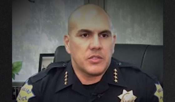 Fresno Police Chief Paco Balderrama resigned Tuesday, as officials look into allegations of an "inappropriate" relationship, according to news reports.