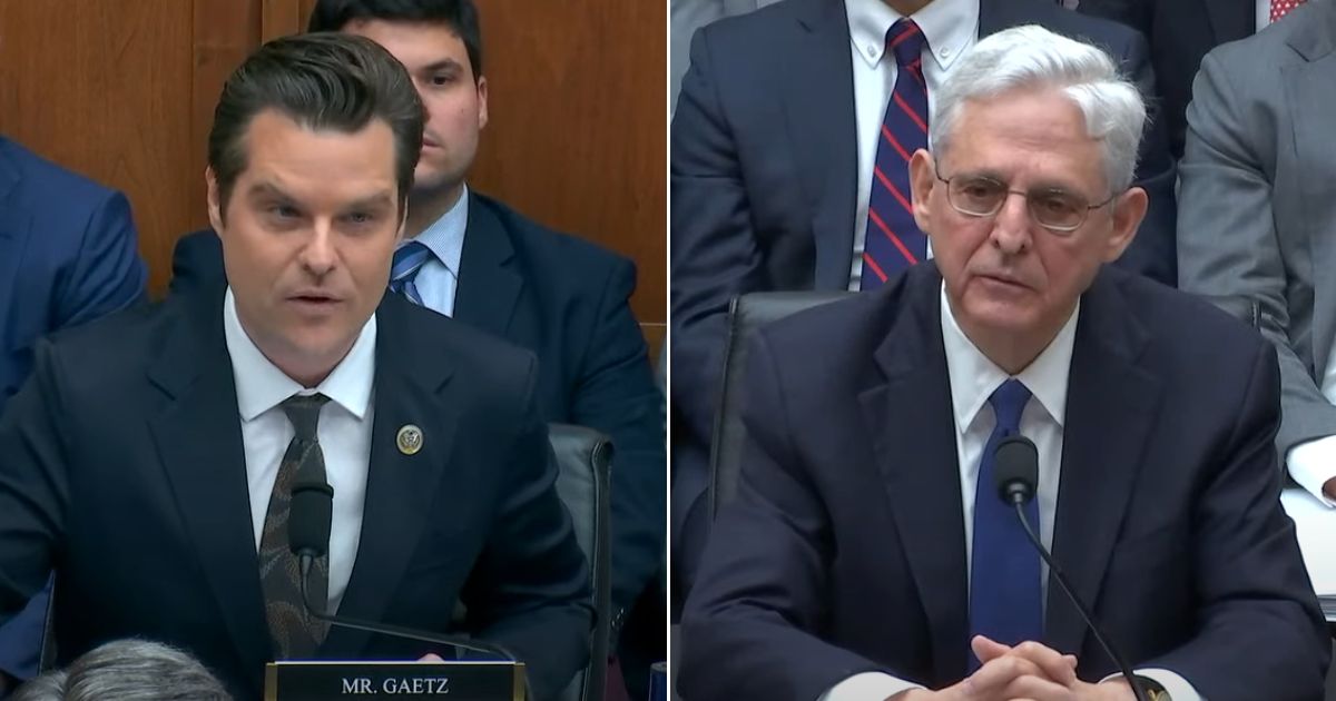 Watch as Matt Gaetz criticizes Biden’s Attorney General for judge’s daughter profiting from Trump prosecution