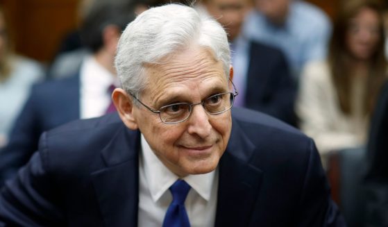 Attorney General Merrick Garland returns from a break in testifying before the House Judiciary Committee in the Rayburn House Office Building on Capitol Hill in Washington on June 4.