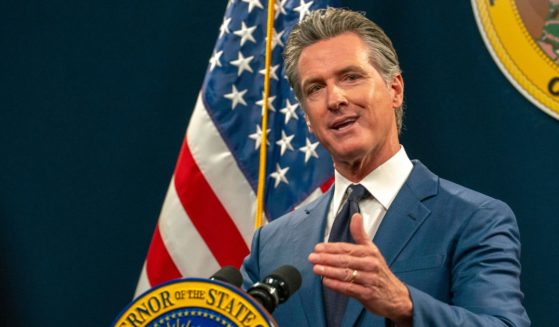 California Gov. Gavin Newsom, seen in a file photo from May 10, is proposing to slash prison and law enforcement budgets to deal with an estimated $27.6 billion deficit.