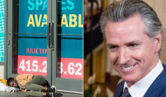 Social media users quickly pounced on California Gov. Gavin Newsom's boast about his state's ranking on a list of top states with Fortune 500 companies.