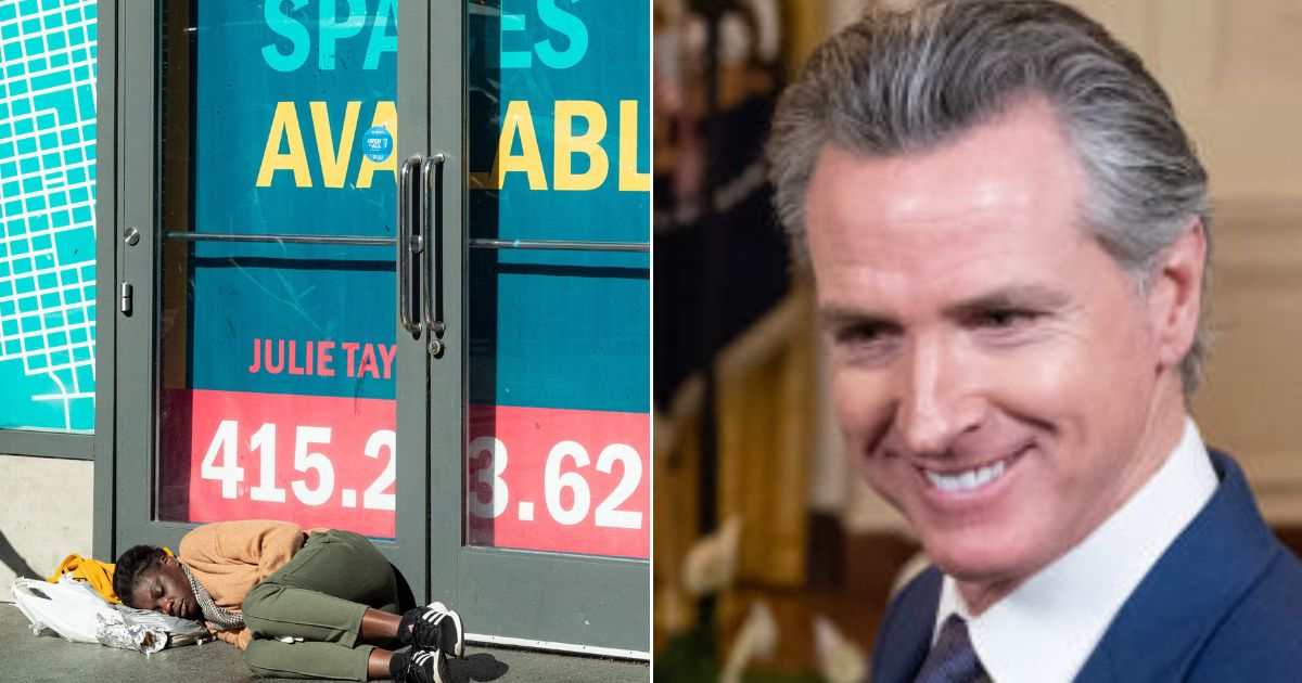 Social media users quickly pounced on California Gov. Gavin Newsom's boast about his state's ranking on a list of top states with Fortune 500 companies.