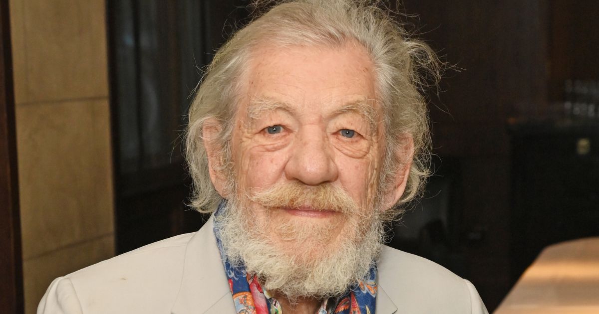 Sir Ian McKellen attends "The Delaunay Presents An Evening With" in London, England, on April 21.