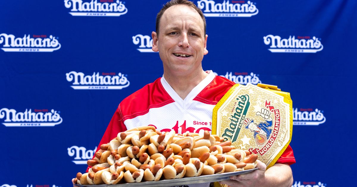 Joey Chestnut, 16-time winner, barred from Nathan’s Hot Dog Eating Contest, according to reports