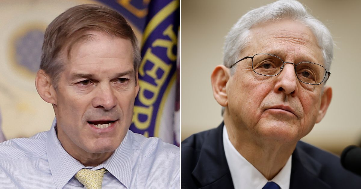 Watch: Jim Jordan Grills Merrick Garland with Special Counsel Report on House Floor