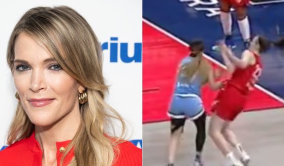 Megyn Kelly, left, weighed in on the WNBA and players' treatment of rookie Caitlin Clark following a flagrant foul on Clark, right, over the weekend.