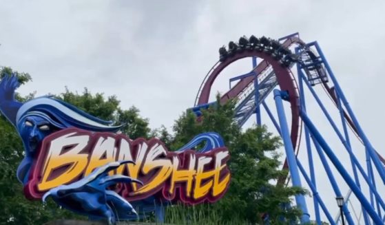 The Banshee roller coaster, where a fatal incident cost an amusement park visitor his life.