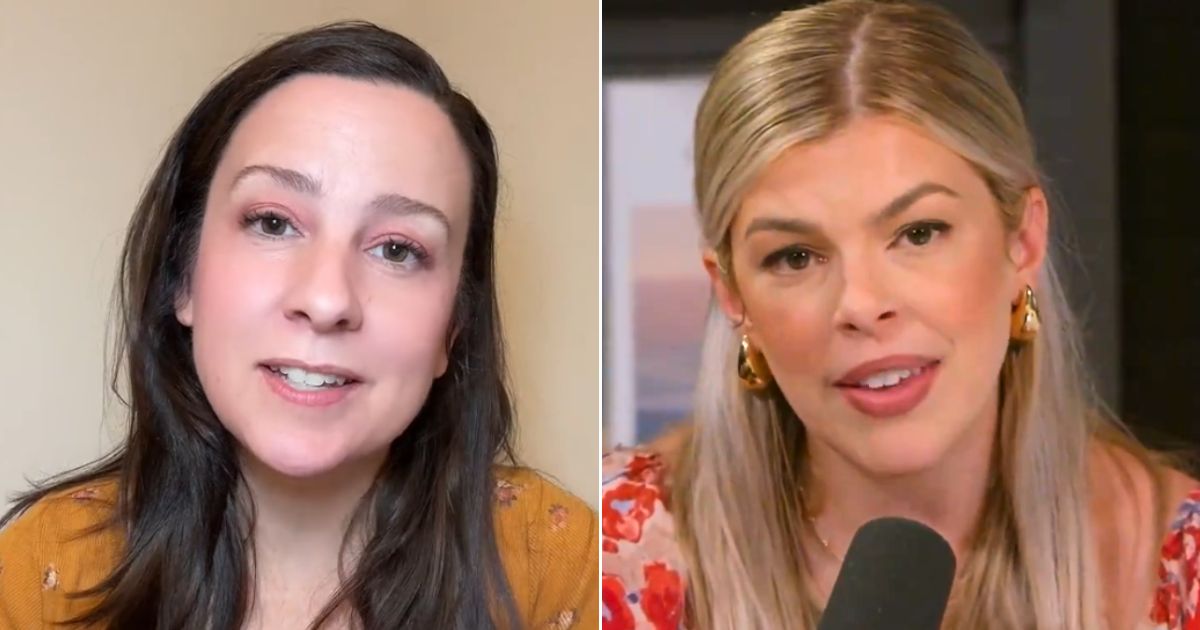 Conservative commentator Allie Beth Stuckey, right, explained where Rachel Accurso, left, went wrong in her biblical explanation for supporting LGBT "pride."
