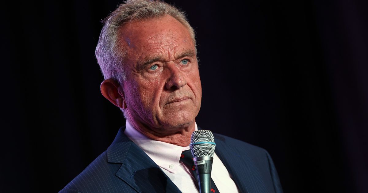 Independent presidential candidate Robert F. Kennedy Jr. speaks at the Libertarian National Convention in Washington, D.C., on May 24.