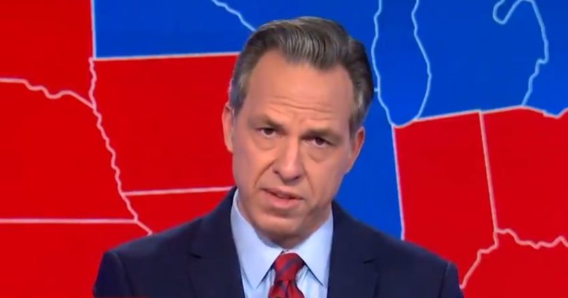 CNN's Jake Tapper speaks about the election of Joe Biden over Donald Trump on Nov. 7, 2020.