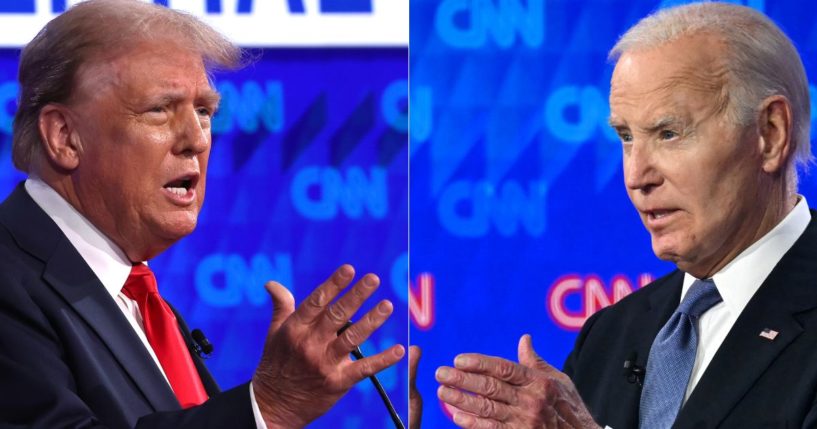 President Joe Biden, right, left many questioning his mental competency after Thursday night's presidential debate against former President Donald Trump, left, in Atlanta, Georgia.