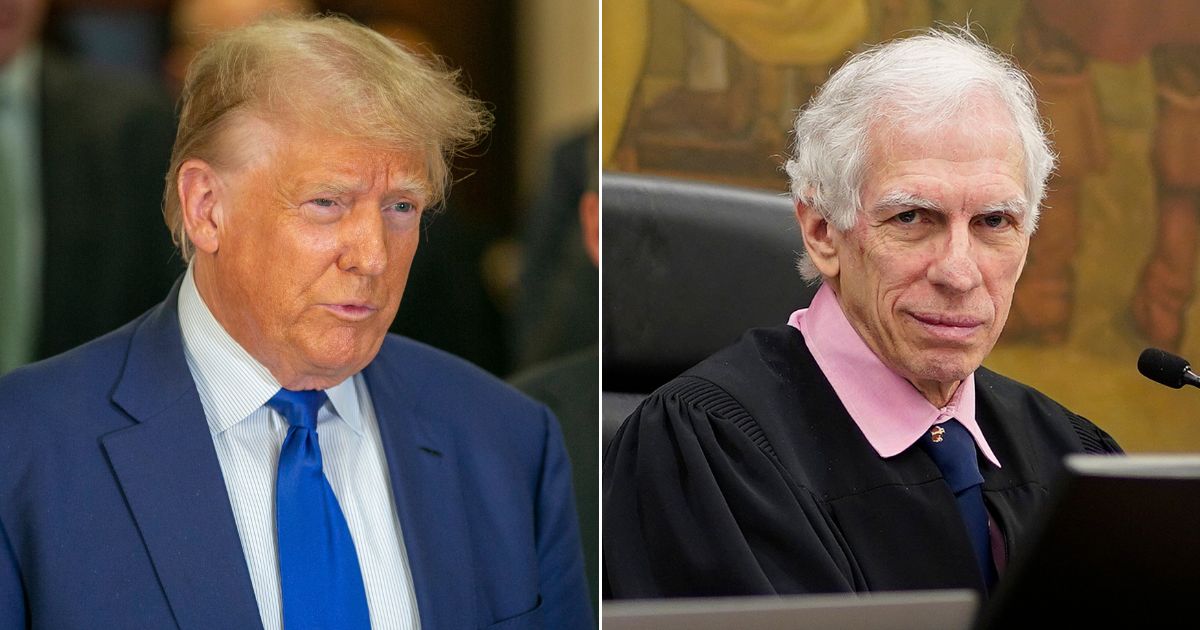 Attorneys for former President Donald Trump, left, have filed a motion for Judge Arthur Engoron, right, to be recused from Trump's fraud case.