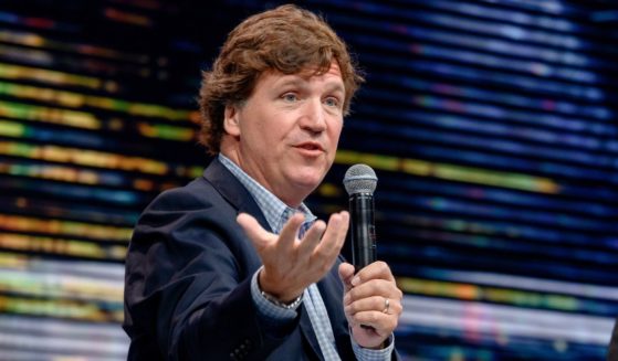 Tucker Carlson speaks during the 10X Growth Conference 2024 in Hollywood, Florida, on April 2.