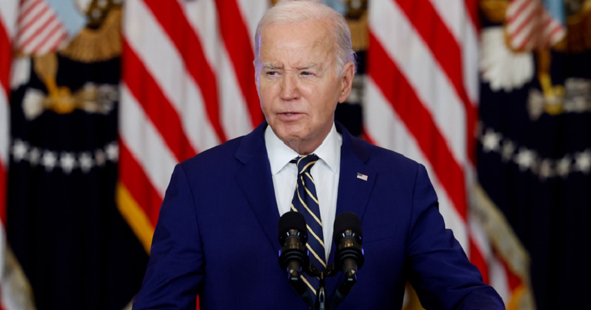 President Joe Biden, pictured announcing new executive action on the southern border on Tuesday at the White House.