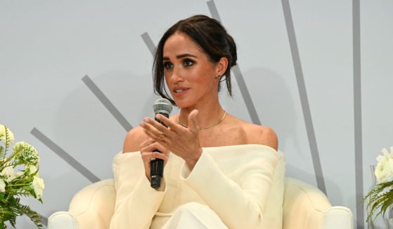 Meghan, Duchess of Sussex speaks onstage at The Archewell Foundation Parents’ Summit: Mental Wellness in the Digital Age during Project Healthy Minds' World Mental Health Day Festival 2023 at Hudson Yards on October 10, 2023 in New York City.