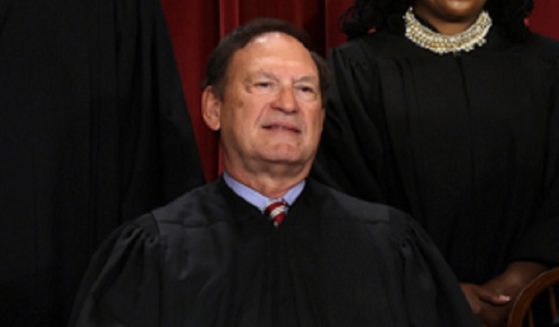 Supreme Court Justice Samuel Alito is pictured in a 2022 file from the court's official portrait session.