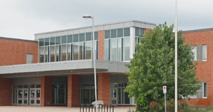 Orillia Secondary School is seen in Orillia, Ontario.