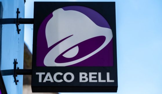 A general view of a sign for a Taco Bell restaurant on May 25, 2024 in Southend-on-Sea, United Kingdom.