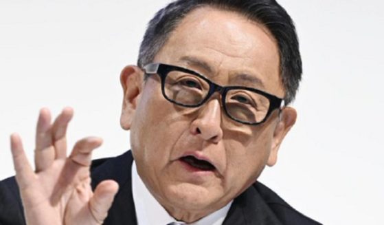 File photo of Toyota Chairman Akio Toyoda.