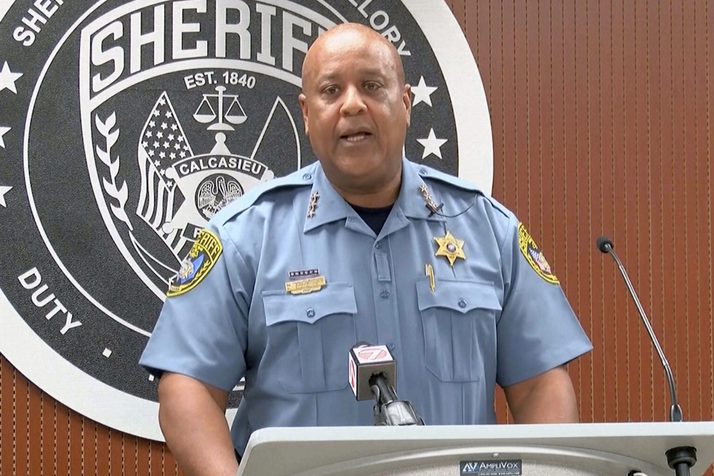 Calcasieu Parish Sheriff Gary "Stitch" Guillory provided details of the investigation into the Louisiana baby found crawling along a highway.