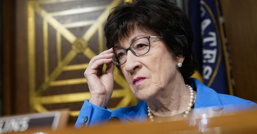 Maine GOP Sen. Susan Collins told reporters Friday that she intends to write in former South Carolina Gov. Nikki Haley's name on the ballot in November.