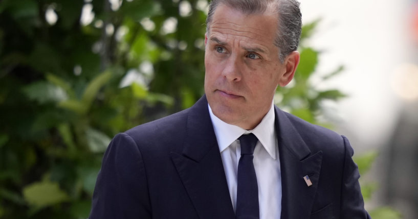 Hunter Biden arrives at federal court in Wilmington, Delaware, on June 3.