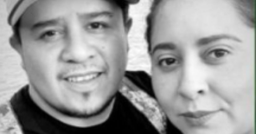 Pedro David Guadarrama Ceron, left, and Emma Nelly Diazleal Lopez, right, were taking a beach photo in Santa Cruz, California, when a wave swept in and killed the expectant couple.