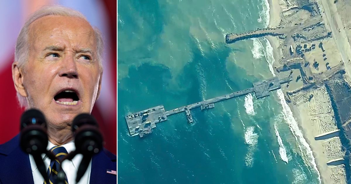 Biden’s 0 Million Gaza Pier Debacle Just Got Even Worse: Permanent Disassembly Coming Soon, Officials Confirm