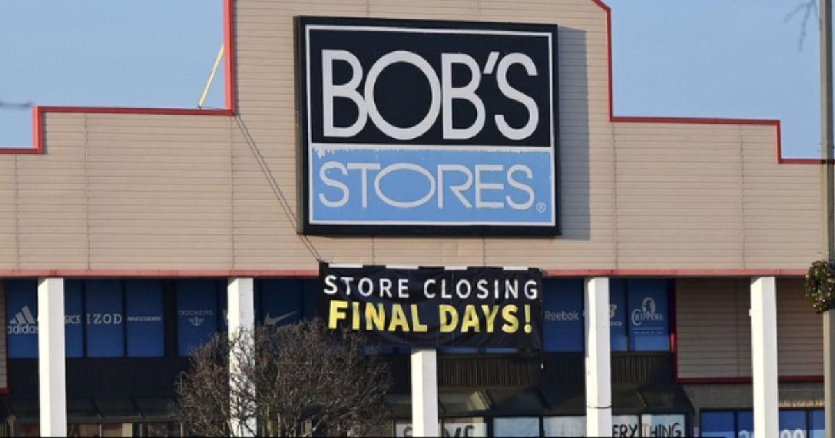 Bob's Stores announced this week that It will close all locations by the end of the month.
